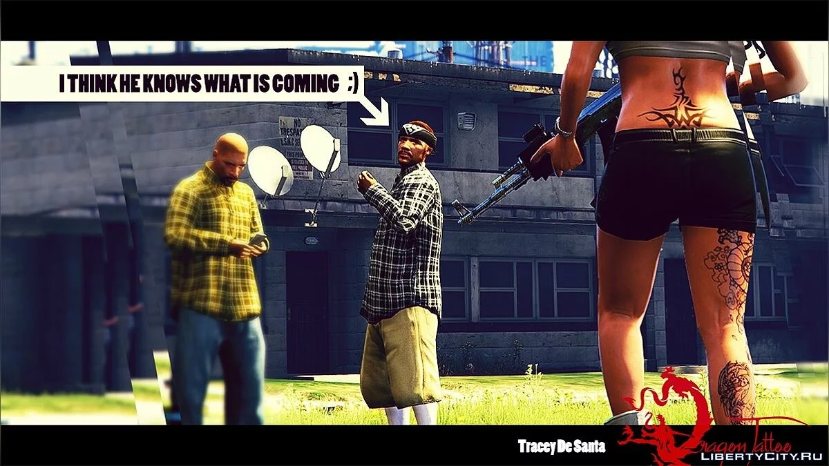 Tracey De Santa - Tatuaje de Dragón / GTA 5