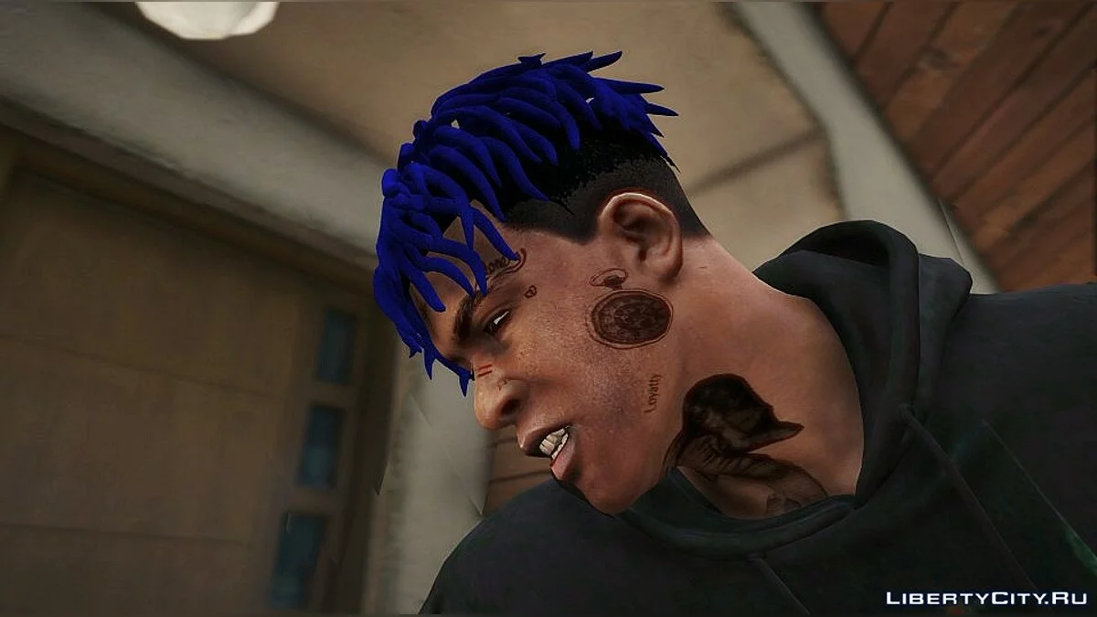 Franklin Face Tattoo XXXTentacion 1.1 / GTA 5