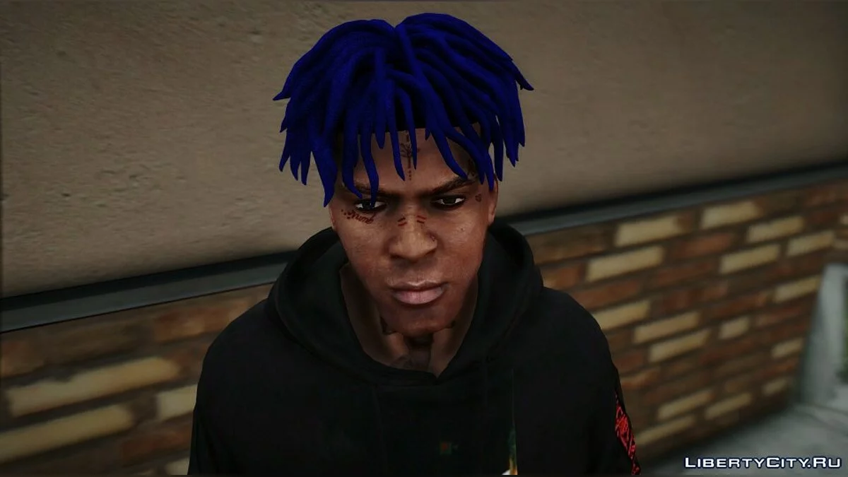 Franklin Face Tattoo XXXTentacion 1.1 / GTA 5