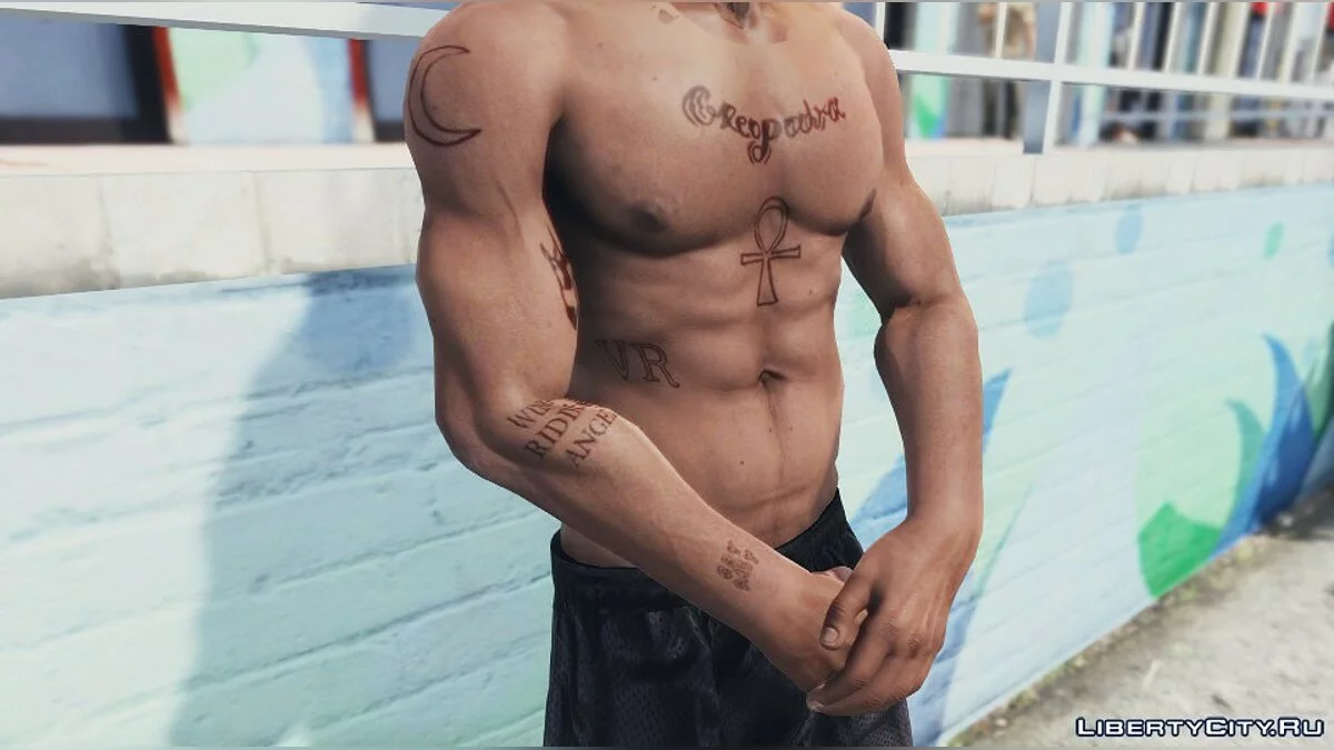 XXXTENTACION Tattoos for Franklin / GTA 5