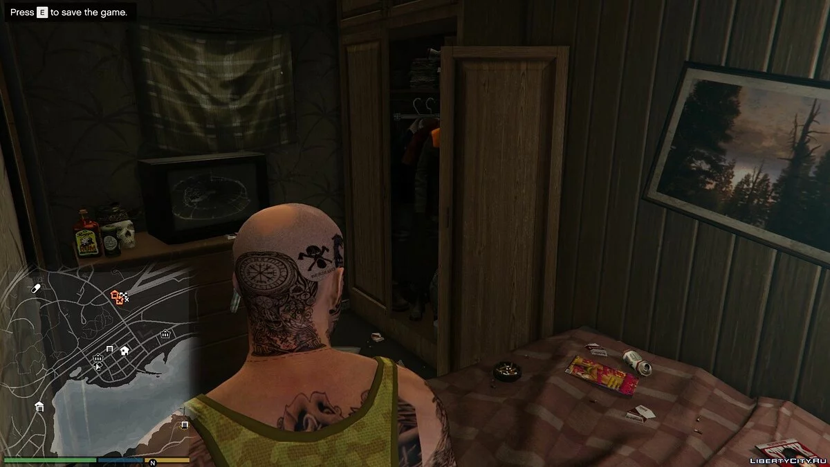 Tatuagens de rosto nórdicas do Trevor 1.0 / GTA 5
