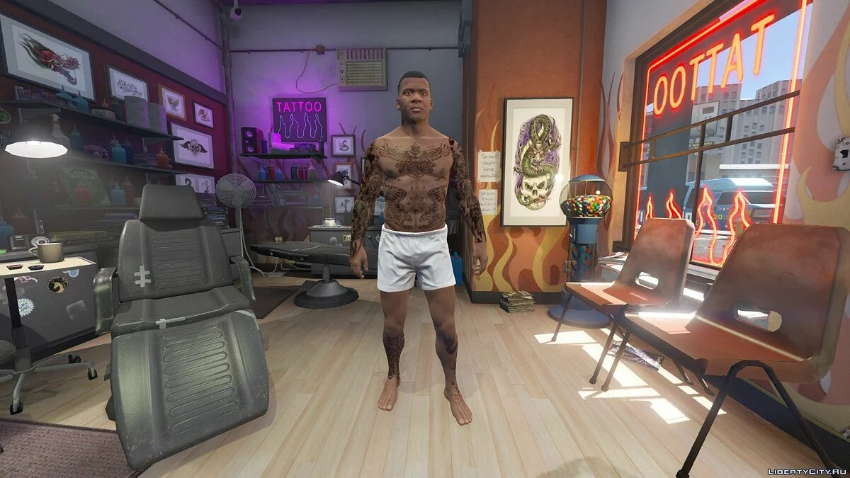 Franklin的纹身2018 1.0.0 / GTA 5