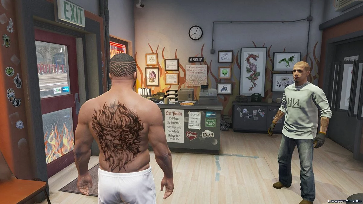 Franklin的纹身2018 1.0.0 / GTA 5