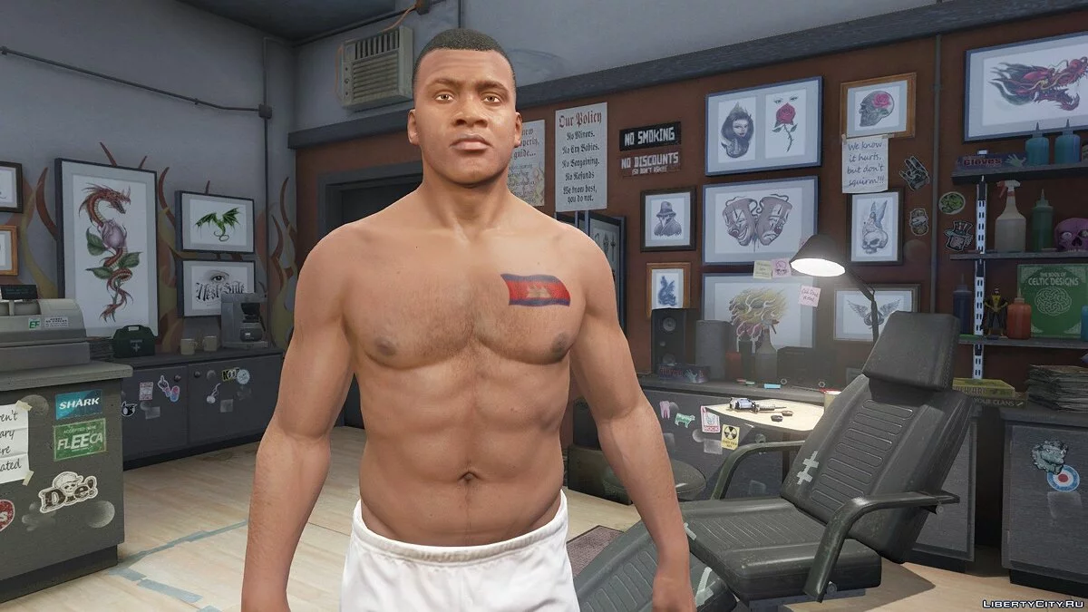 Franklin的纹身2018 1.0.0 / GTA 5
