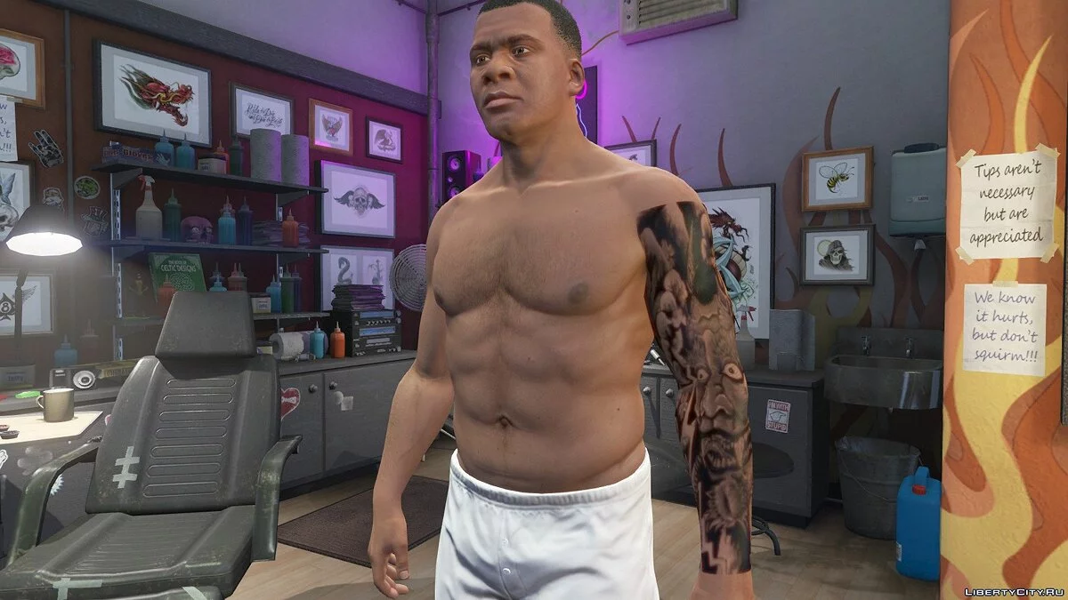 Franklin的纹身2018 1.0.0 / GTA 5