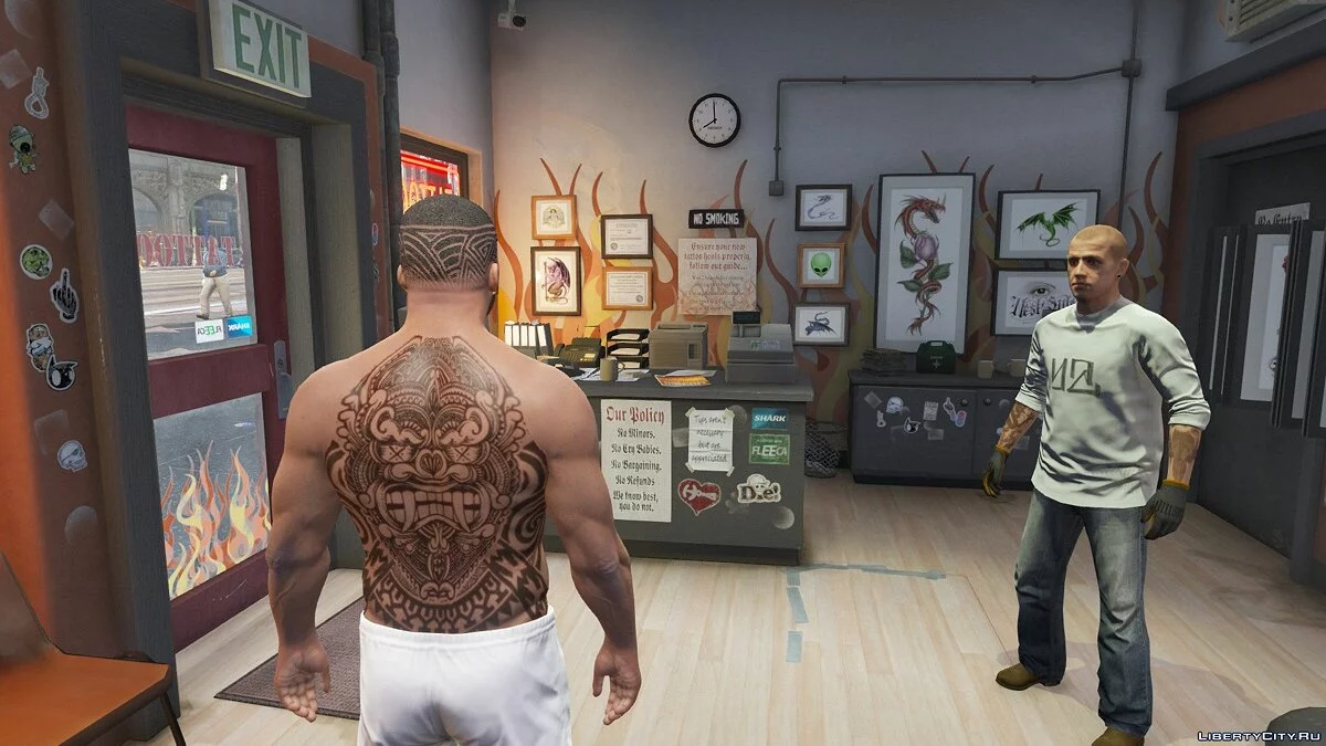 Franklin的纹身2018 1.0.0 / GTA 5