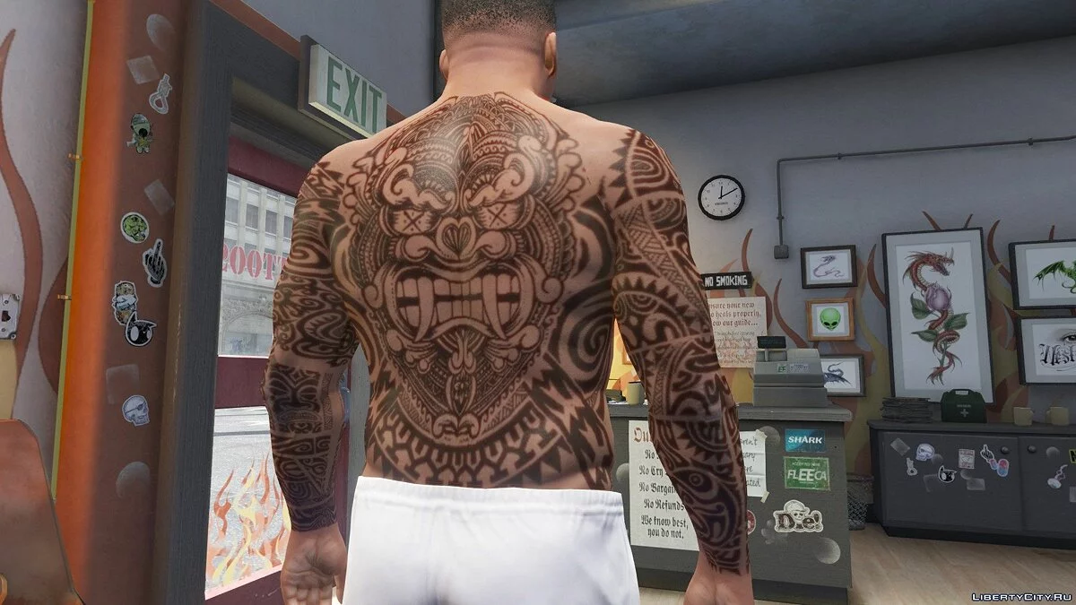 Franklin的纹身2018 1.0.0 / GTA 5