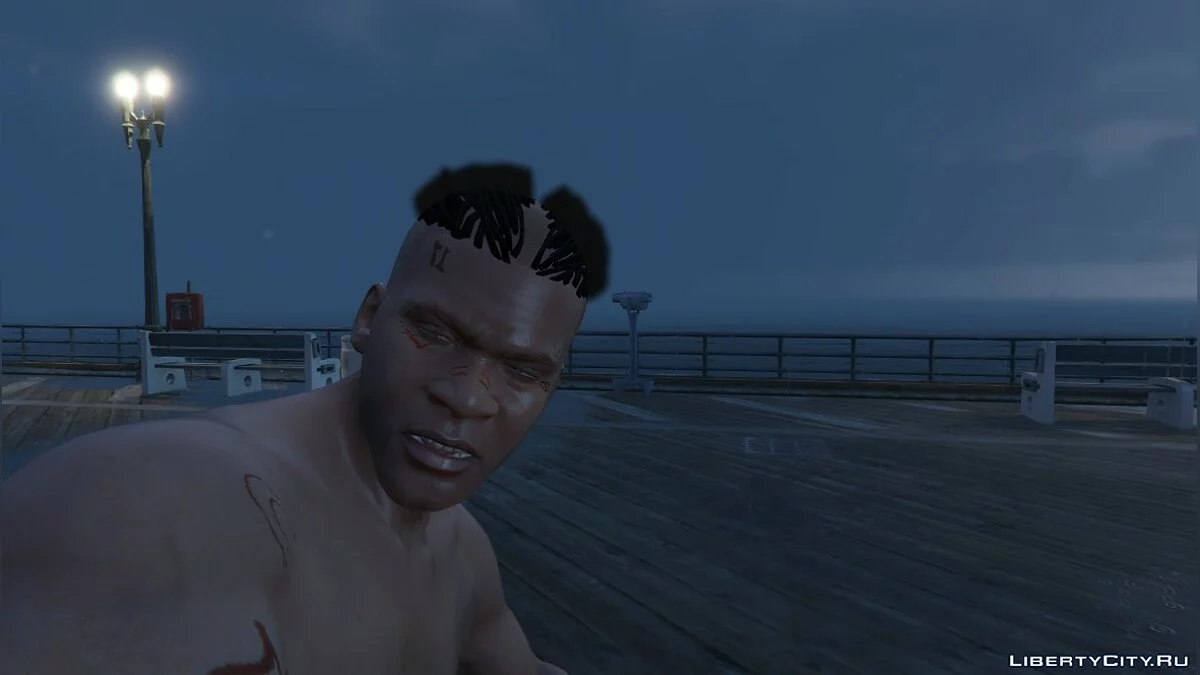 Tatuagens XXXTentacion para Franklin 1.3 / GTA 5