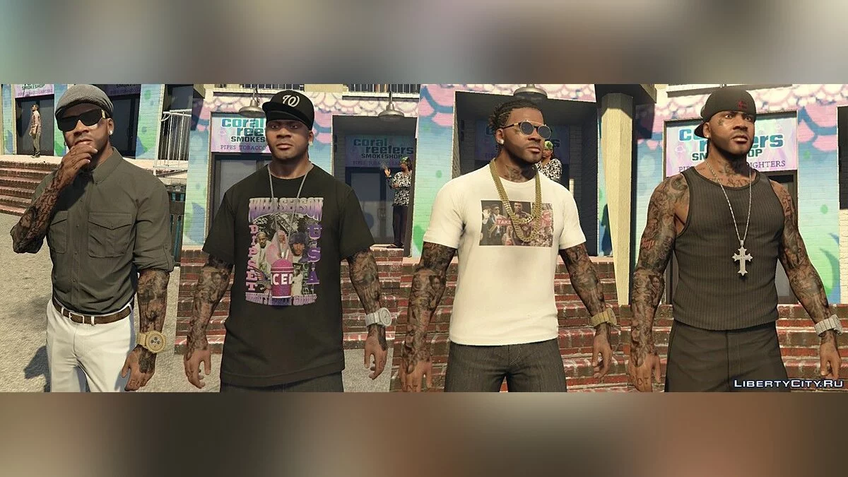 New Tattoos for Franklin / GTA 5