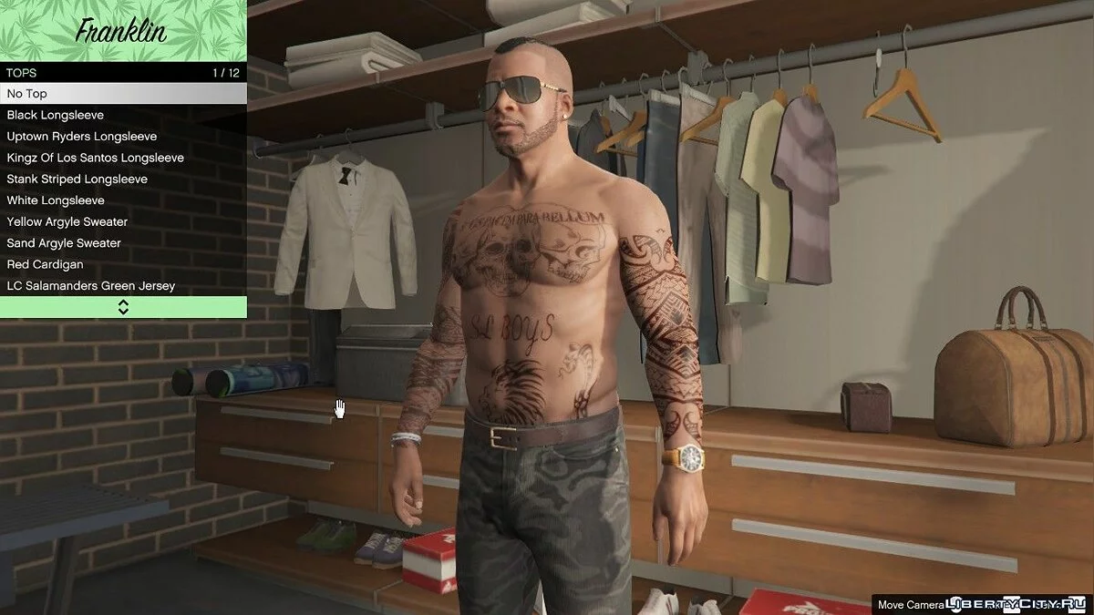 Nuevo conjunto de tatuajes para Franklin / GTA 5