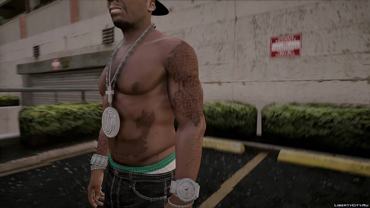 Todas as Tatuagens do Rapper 50 Cent / GTA 5