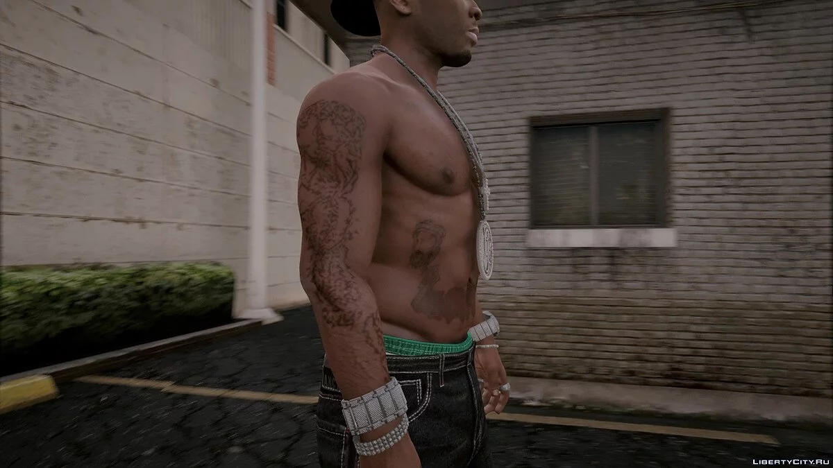 Todas as Tatuagens do Rapper 50 Cent / GTA 5