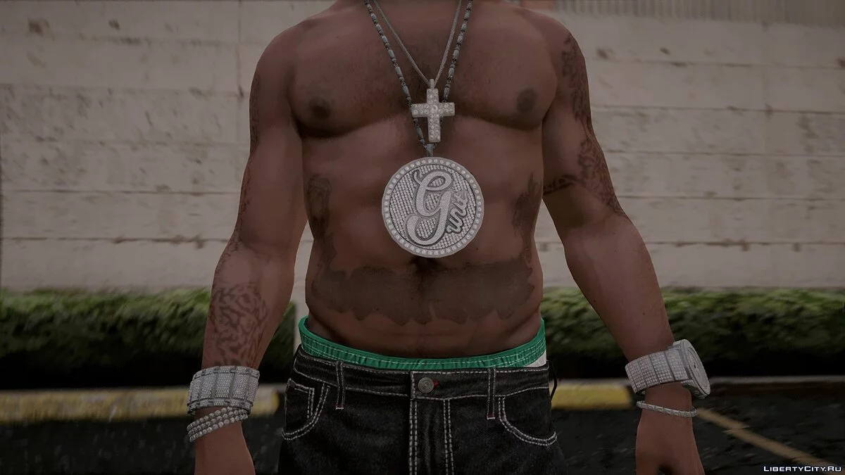 Todas as Tatuagens do Rapper 50 Cent / GTA 5