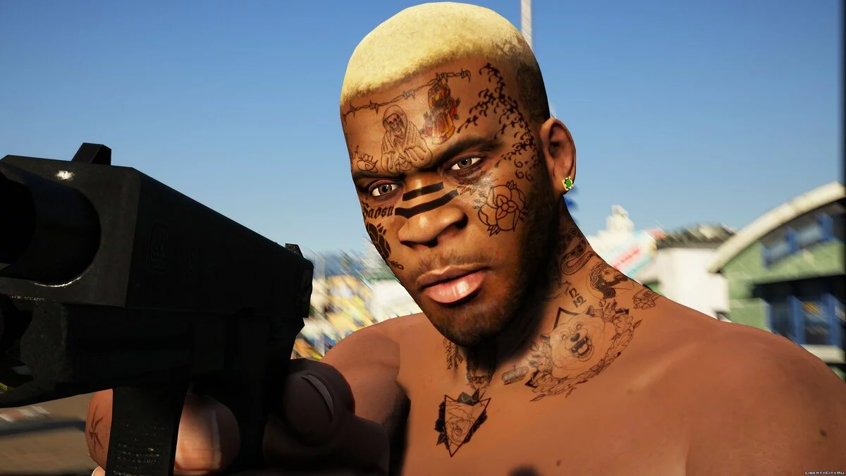 弗兰克林的高清面部纹身 / GTA 5