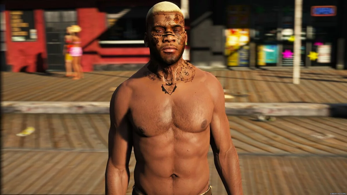弗兰克林的高清面部纹身 / GTA 5