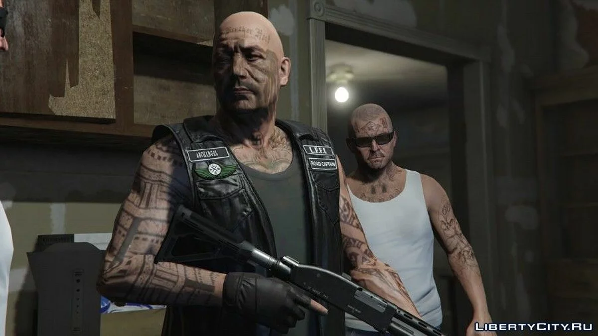 Aryan Brotherhood Gang Tattoo Pack / GTA 5