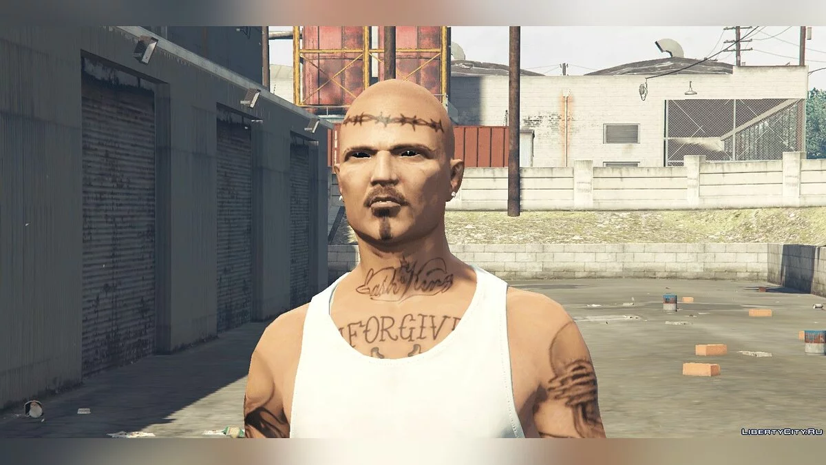 Tatuajes de prisión en la cara / GTA 5
