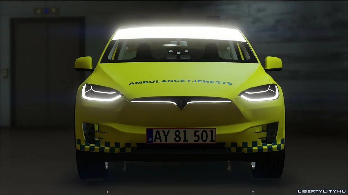 Tesla Model X - 4 Servicio de ambulancia - [OIV/Replace] 1.0 / GTA 5
