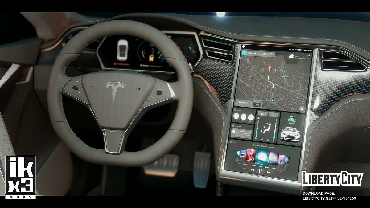 Tesla Model S Street / GTA 5