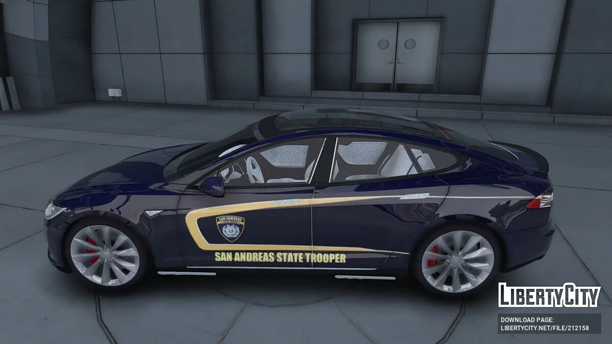 Tesla Model S Police / GTA 5