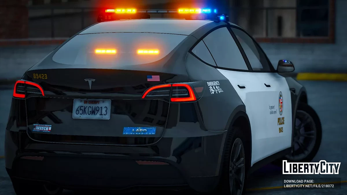 Tesla Model Y LAPD / GTA 5