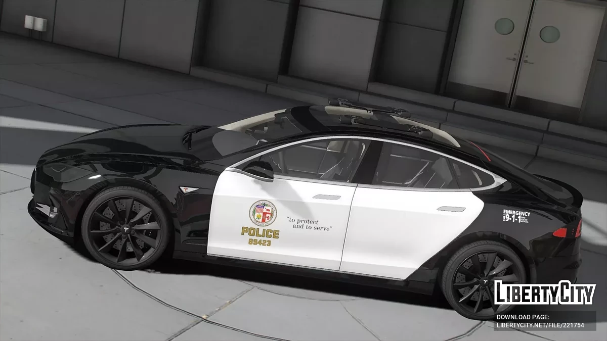 Tesla Model S LAPD / GTA 5