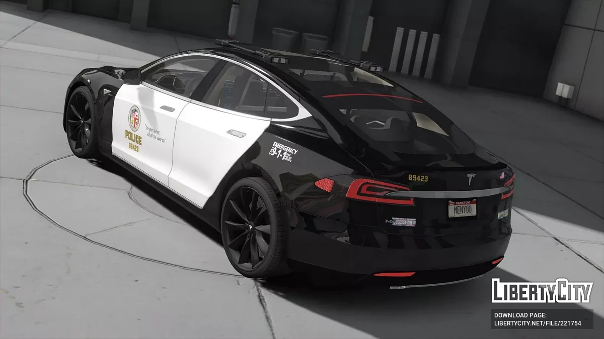 Tesla Model S LAPD / GTA 5