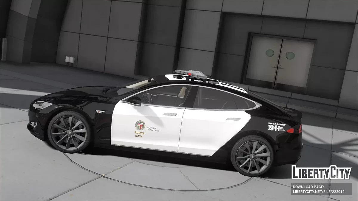 2016 Tesla Model S LAPD / GTA 5