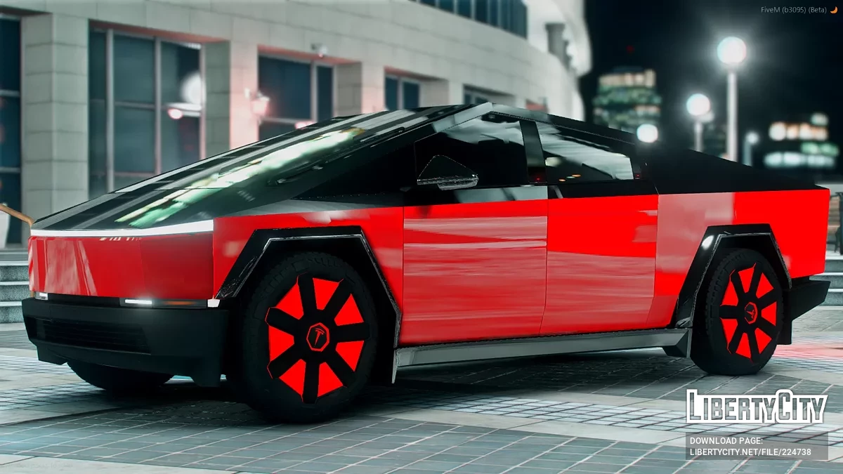 2024 Tesla Cyber Truck Двотональна версія / GTA 5