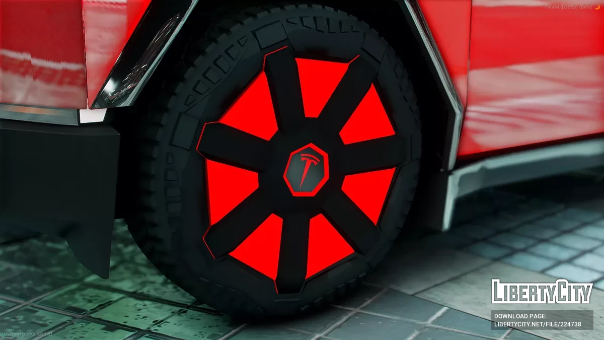 2024 Tesla Cyber Truck Двотональна версія / GTA 5