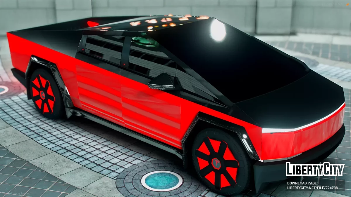 2024 Tesla Cyber Truck Двотональна версія / GTA 5