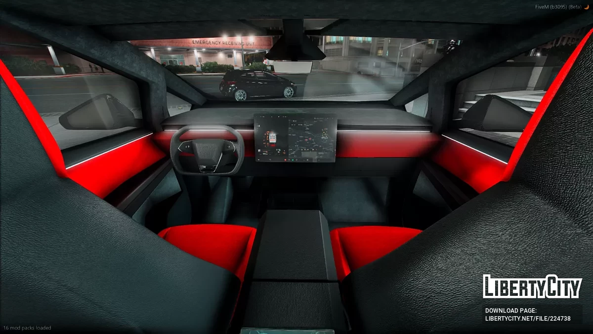 2024 Tesla Cyber Truck Двотональна версія / GTA 5
