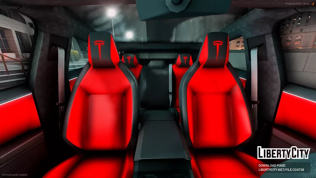 2024 Tesla Cyber Truck Двотональна версія / GTA 5