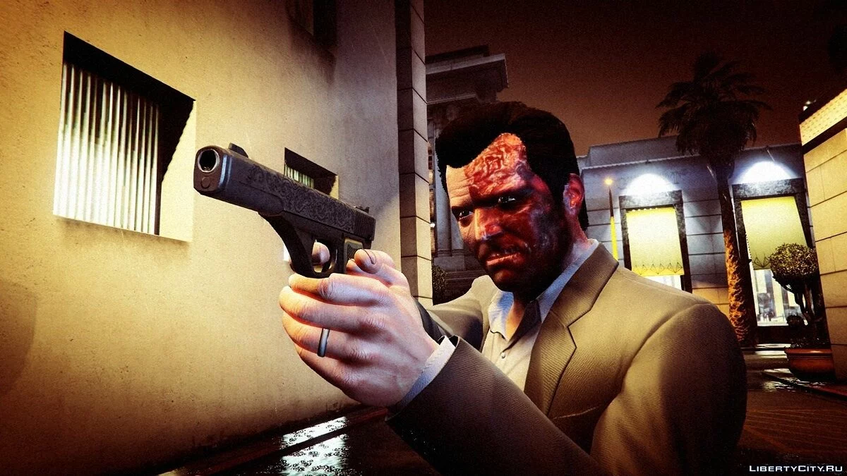 Двуликий / Two Face [Texture Mod] v1 / GTA 5
