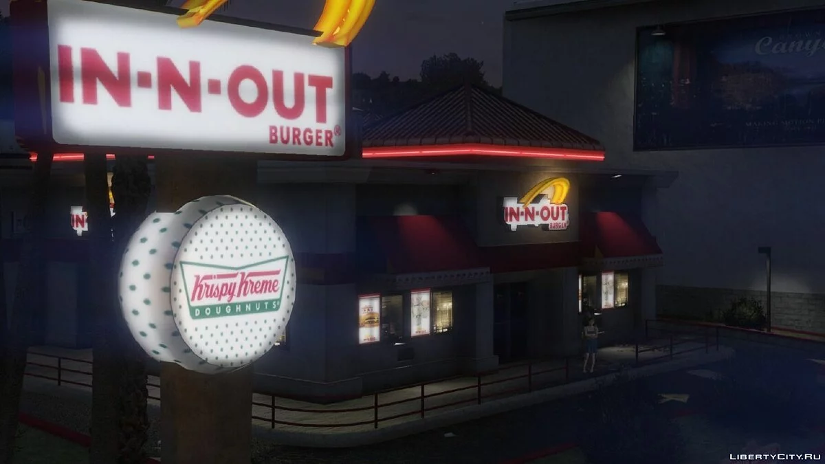 In-N-Out & Krispy Kreme & Real Billboards v2 / GTA 5
