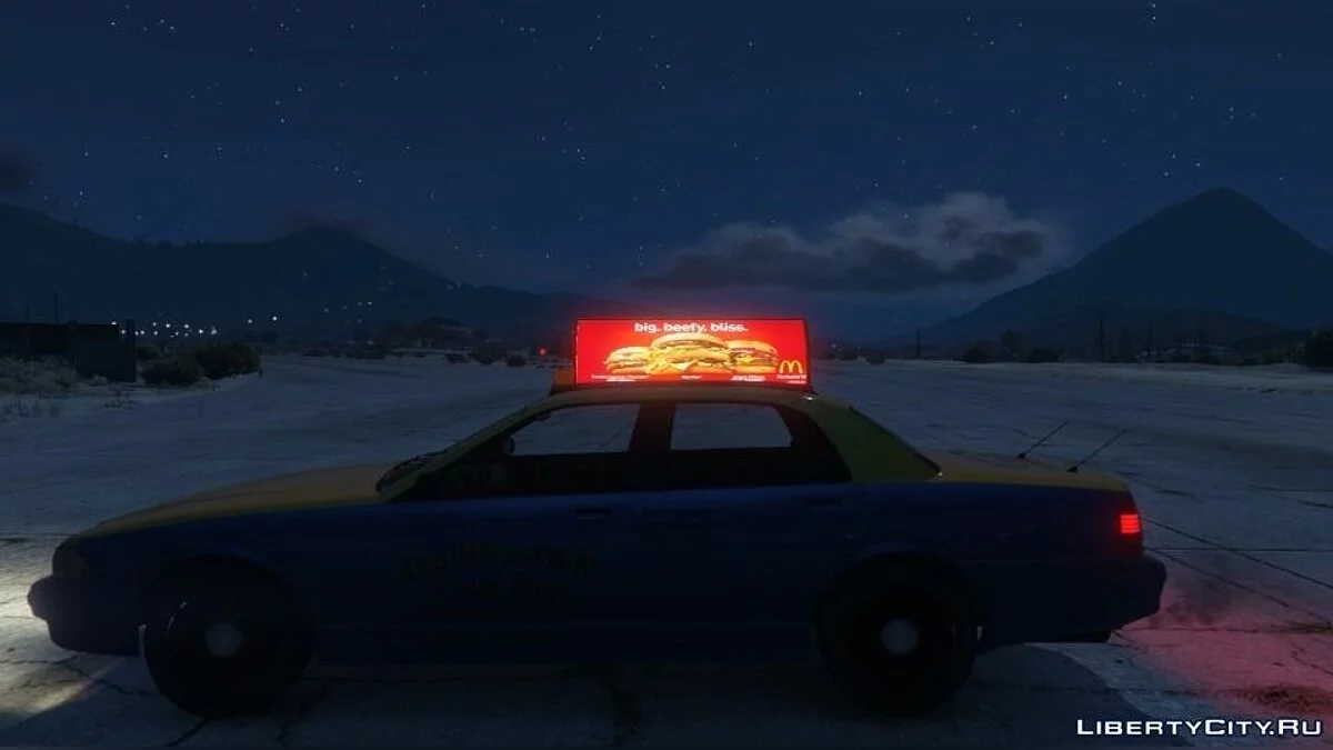 Реальна реклама на таксі / GTA 5