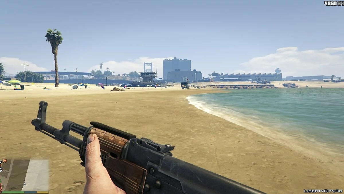 Wooden AK-47 Mod for Assault Rifle / GTA 5