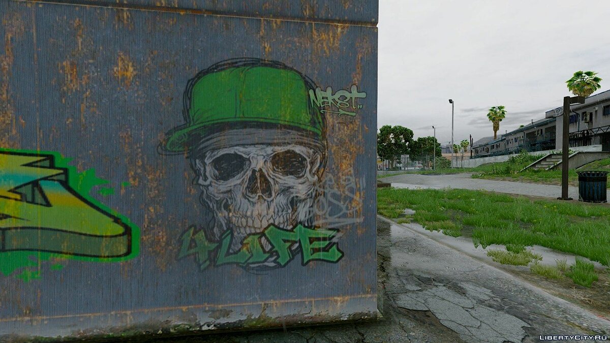 грув стрит граффити гта 5 фото 28