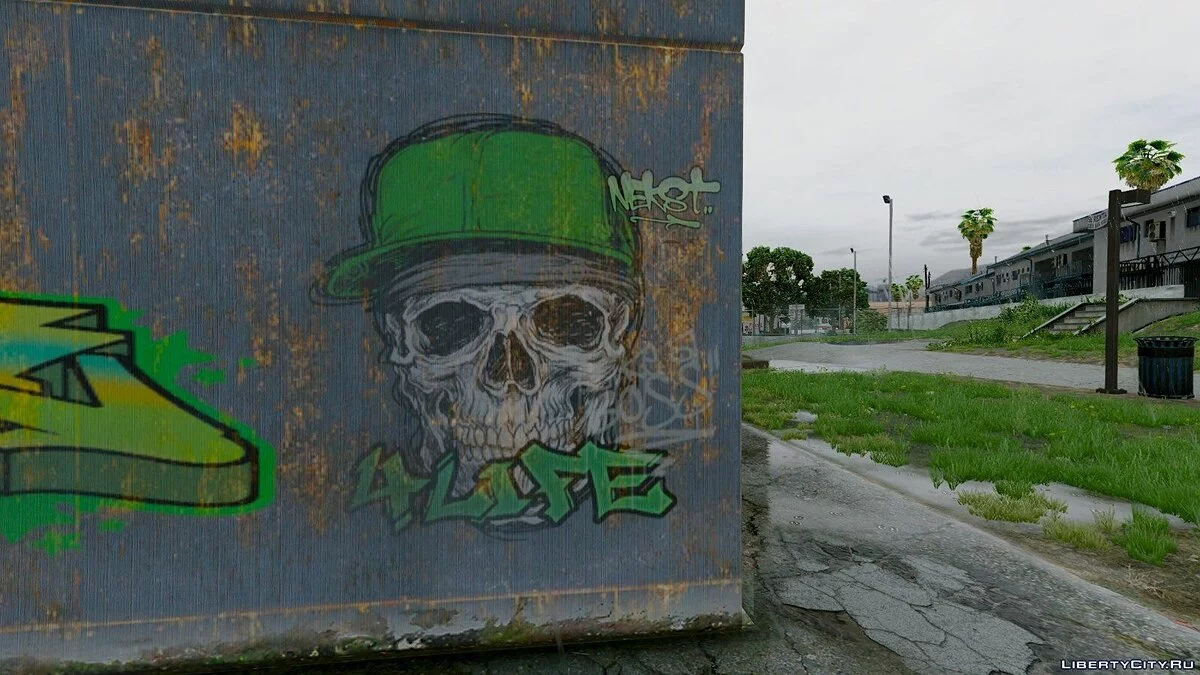 Neue Graffiti in Grove Street / A New Grove 1.0 / GTA 5