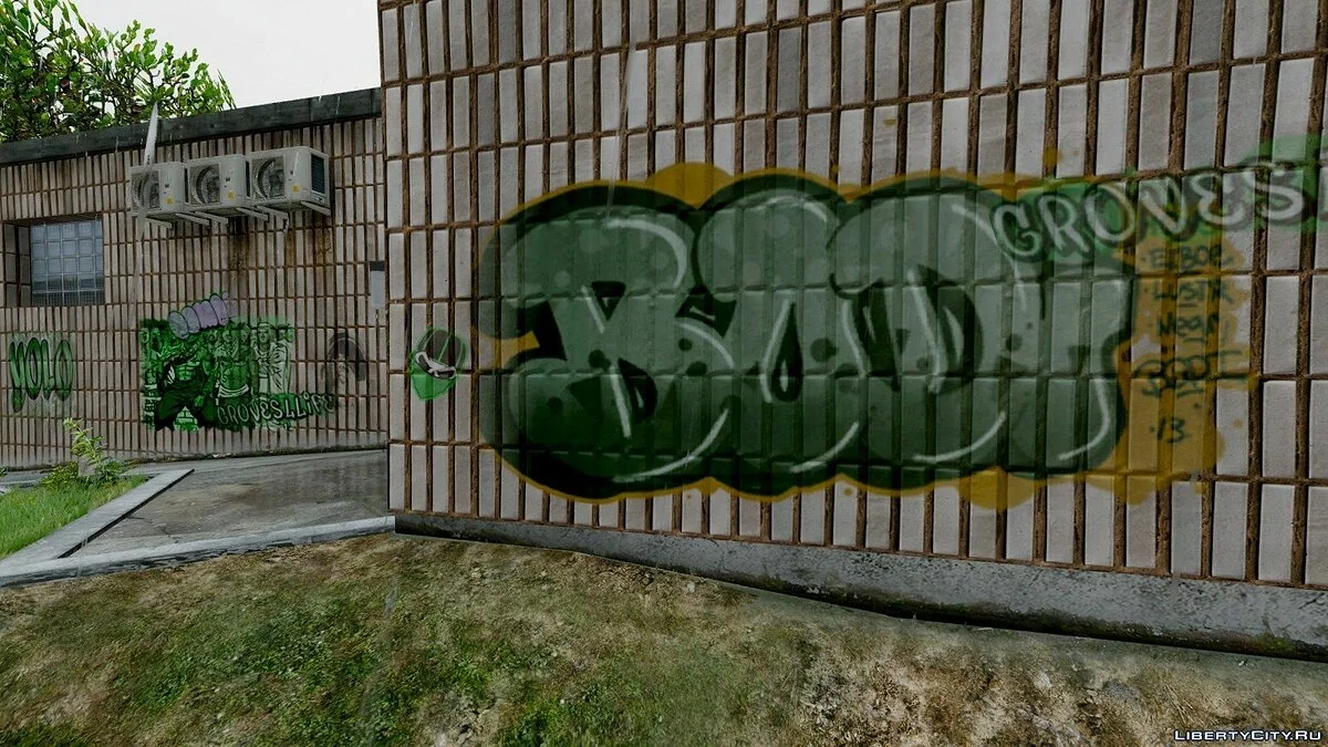 Neue Graffiti in Grove Street / A New Grove 1.0 / GTA 5