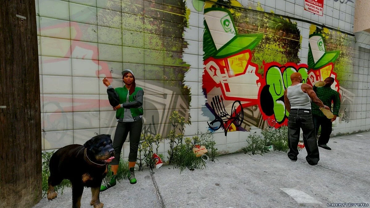 Neue Graffiti in Grove Street / A New Grove 1.0 / GTA 5
