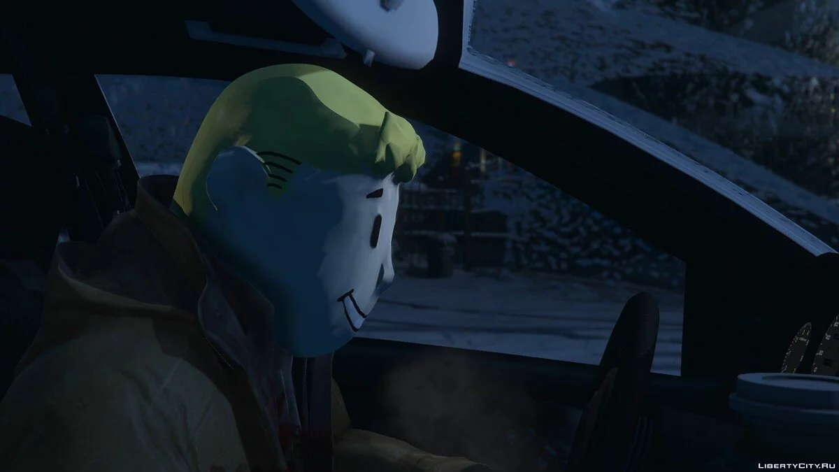 GTA V Vault Boy Mask Mod / GTA 5