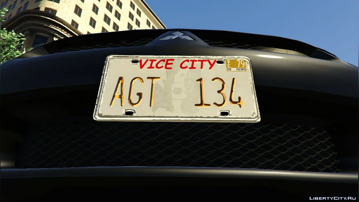 Vice City License Plates 1.0 / GTA 5