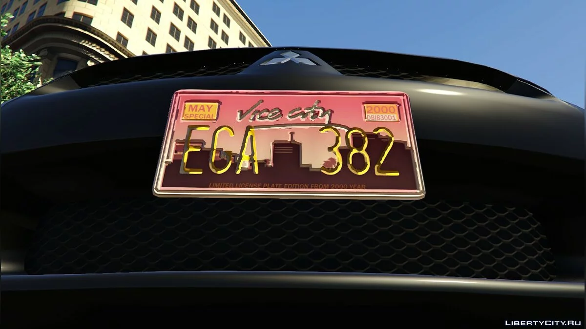 Vice City License Plates 1.0 / GTA 5