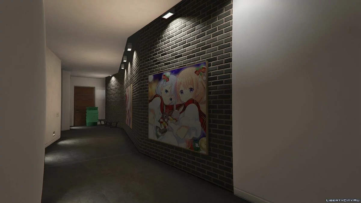 Pôster anime da casa do Franklin (Gochuumon wa Usagi desu ka) 1.0 / GTA 5