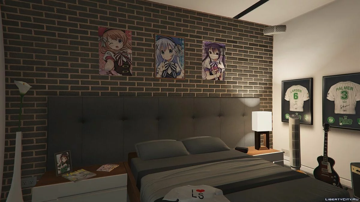 Pôster anime da casa do Franklin (Gochuumon wa Usagi desu ka) 1.0 / GTA 5