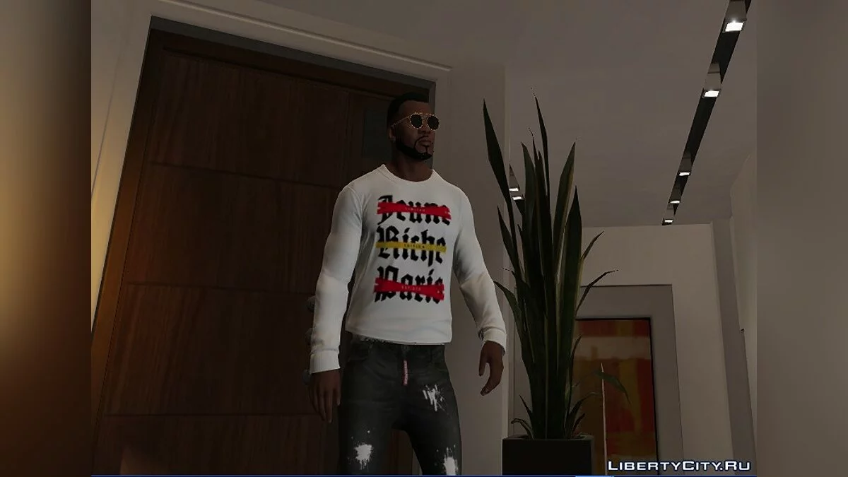 JEUNE RICHE PARIS Sweater for Franklin 1.0 / GTA 5