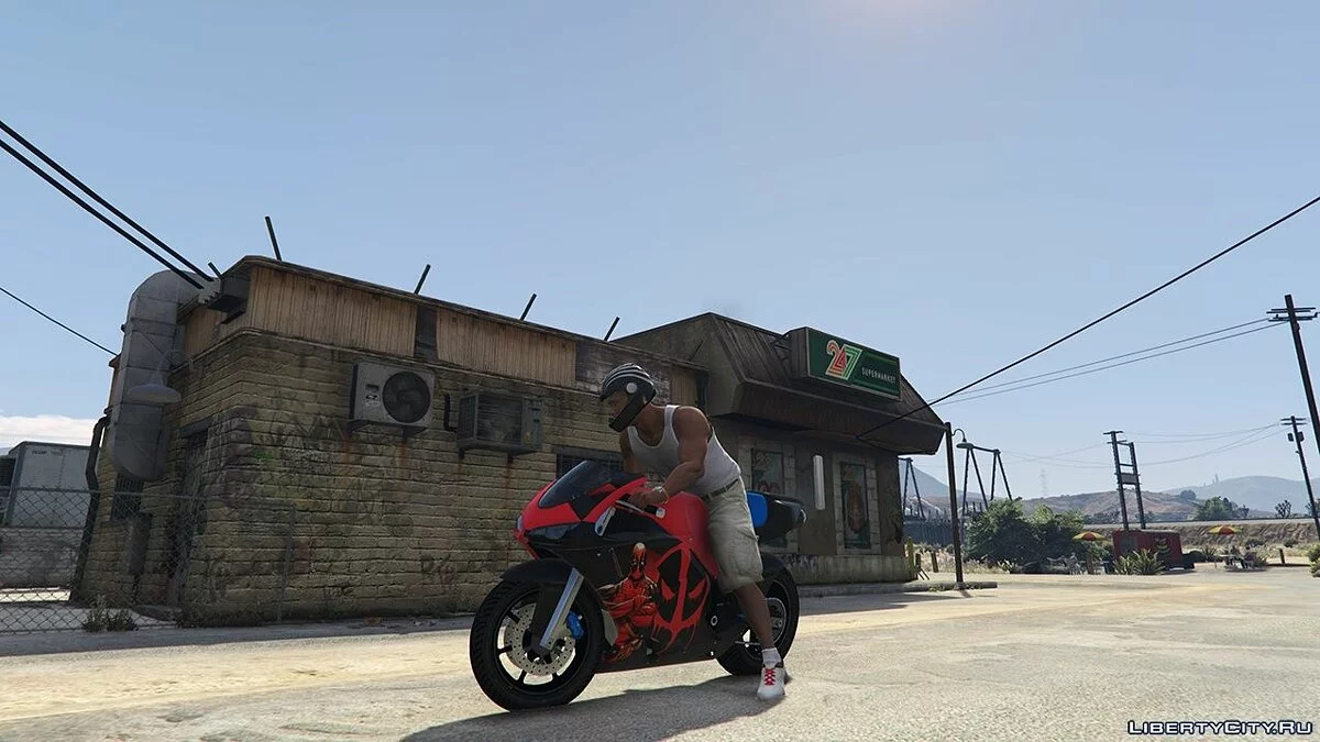 Раскраска Deadpool для Bati / GTA 5