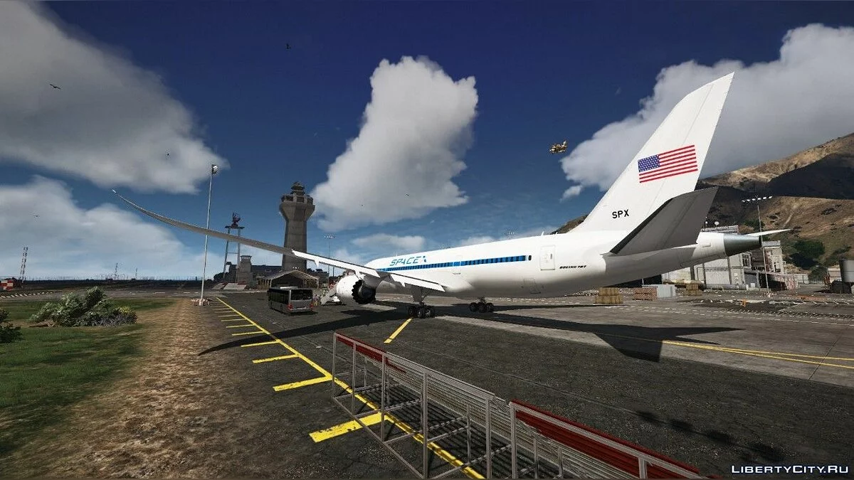 Boeing 787-8 Space X Shuttle / GTA 5