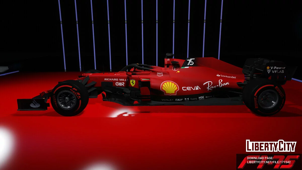 Ferrari F1-75 Livery v1.0 / GTA 5